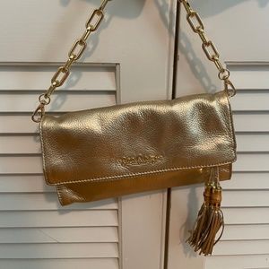 Lilly Pulitzer Gold Banyan Clutch